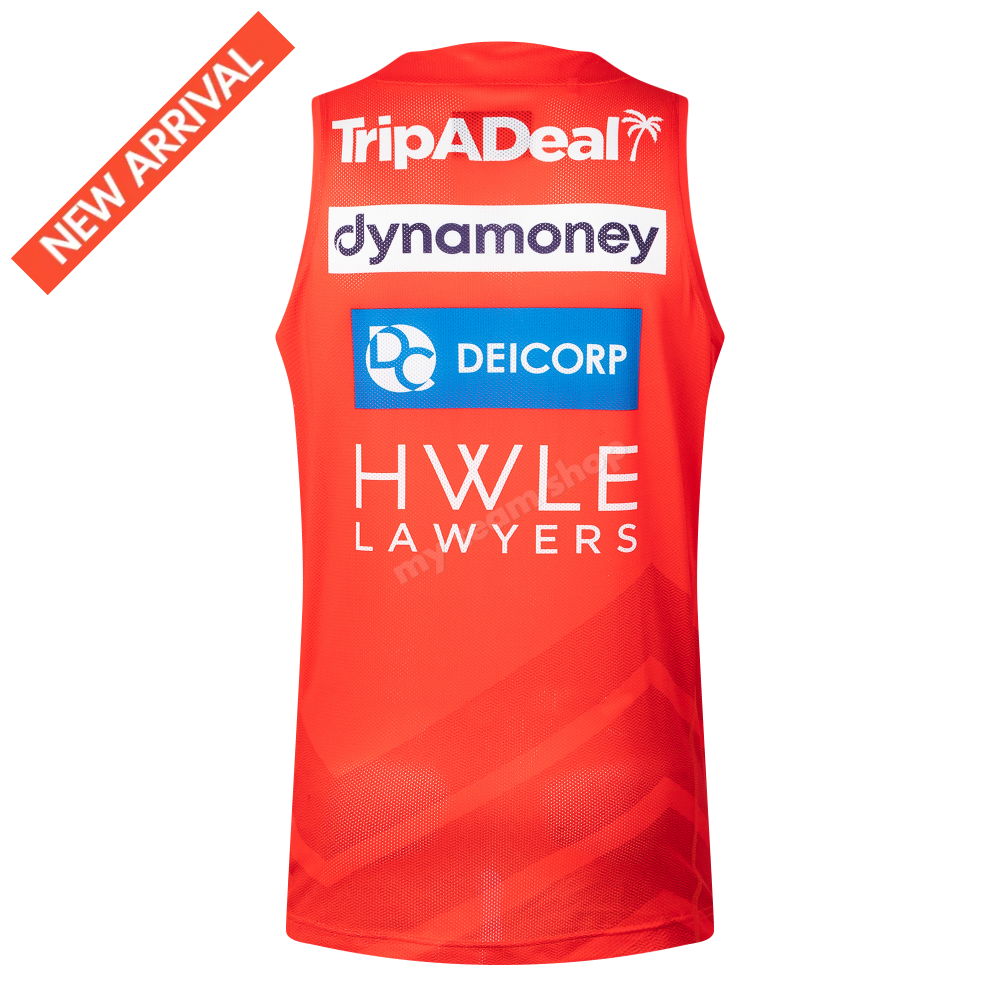 ST. GEORGE DRAGONS 2026 NRL RED TRAINING SINGLET NRL Training Singlet