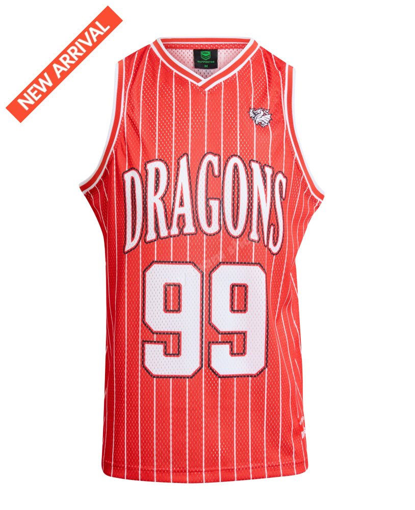ST. GEORGE DRAGONS NRL ADULT BASKETBALL SINGLET NRL Basketball Singlet