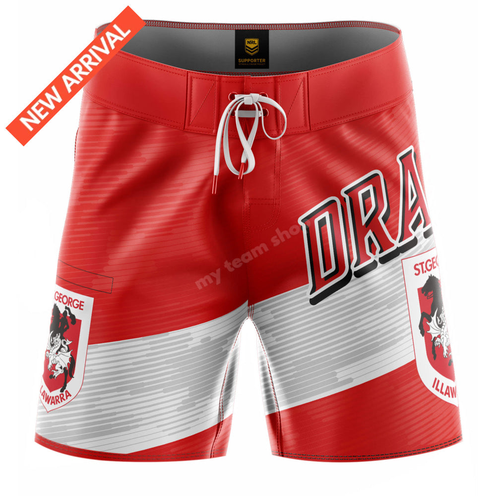 St. George Dragons Nrl ’Barrel’ Board Shorts Board Shorts