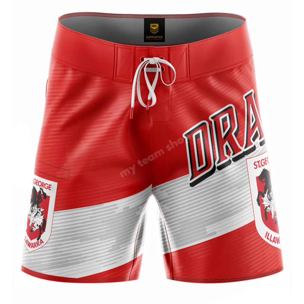 St. George Dragons Nrl ’Barrel’ Board Shorts Board Shorts