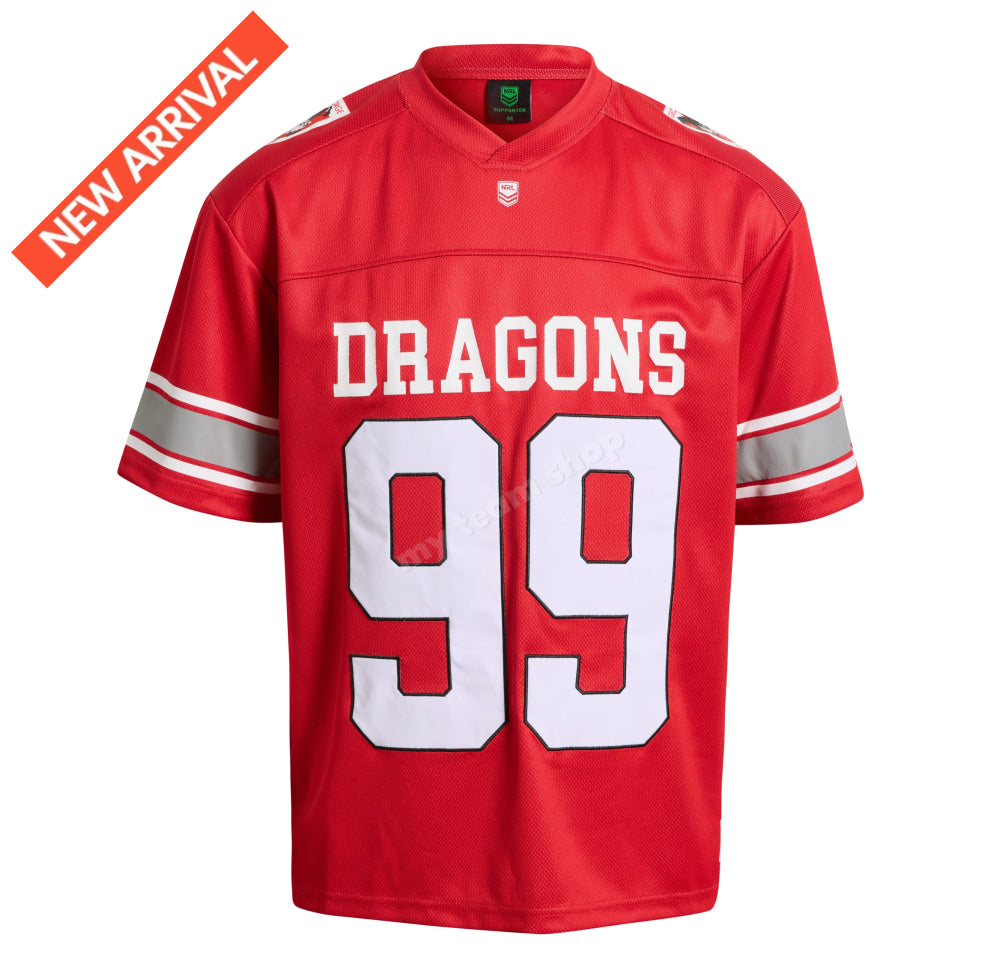 ST. GEORGE DRAGONS NRL GRIDIRON MESH JERSEY NRL Gridiron Jersey