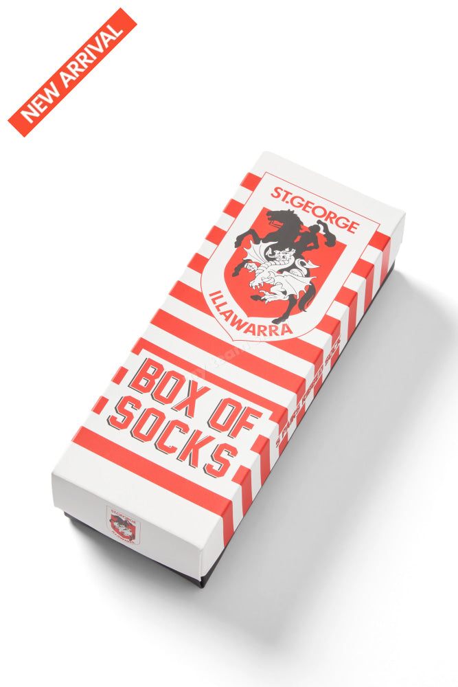 St. George Dragons Nrl Retro Box Of Socks Retro Socks