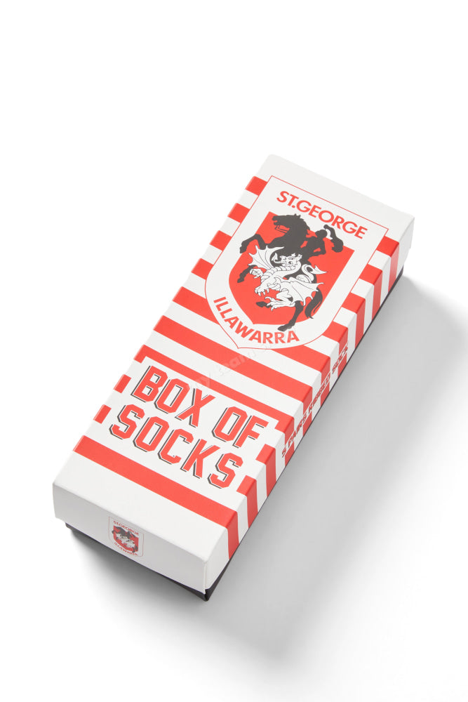 St. George Dragons Nrl Retro Box Of Socks Retro Socks