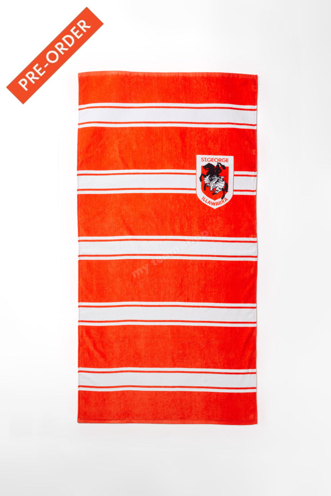 St. George Dragons Nrl Retro Towel Beach Towel