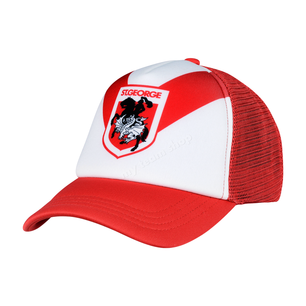 ST. GEORGE DRAGONS NRL RETRO TRUCKER CAP NRL headwear