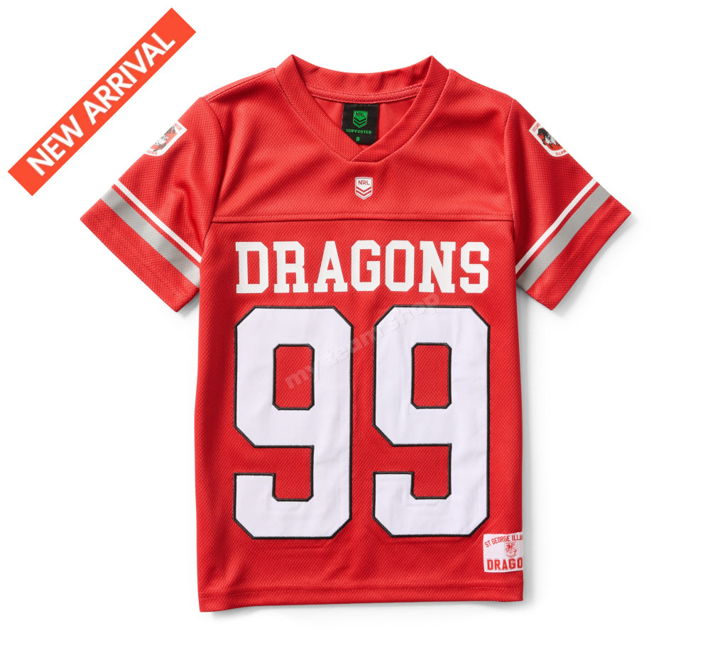 ST. GEORGE DRAGONS NRL YOUTH GRIDIRON MESH JERSEY NRL Gridiron Jersey
