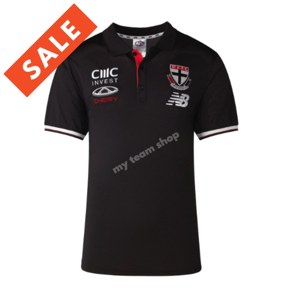 St Kilda Saints 2024 Afl Mens Media Polo Media Polo