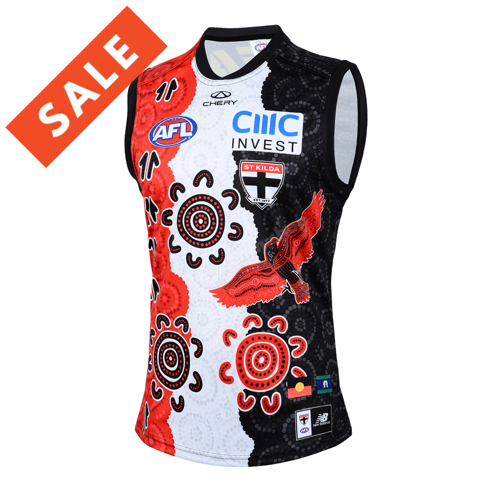 ST KILDA SAINTS 2025 AFL INDIGENOUS GUERNSEY AFL Guernsey