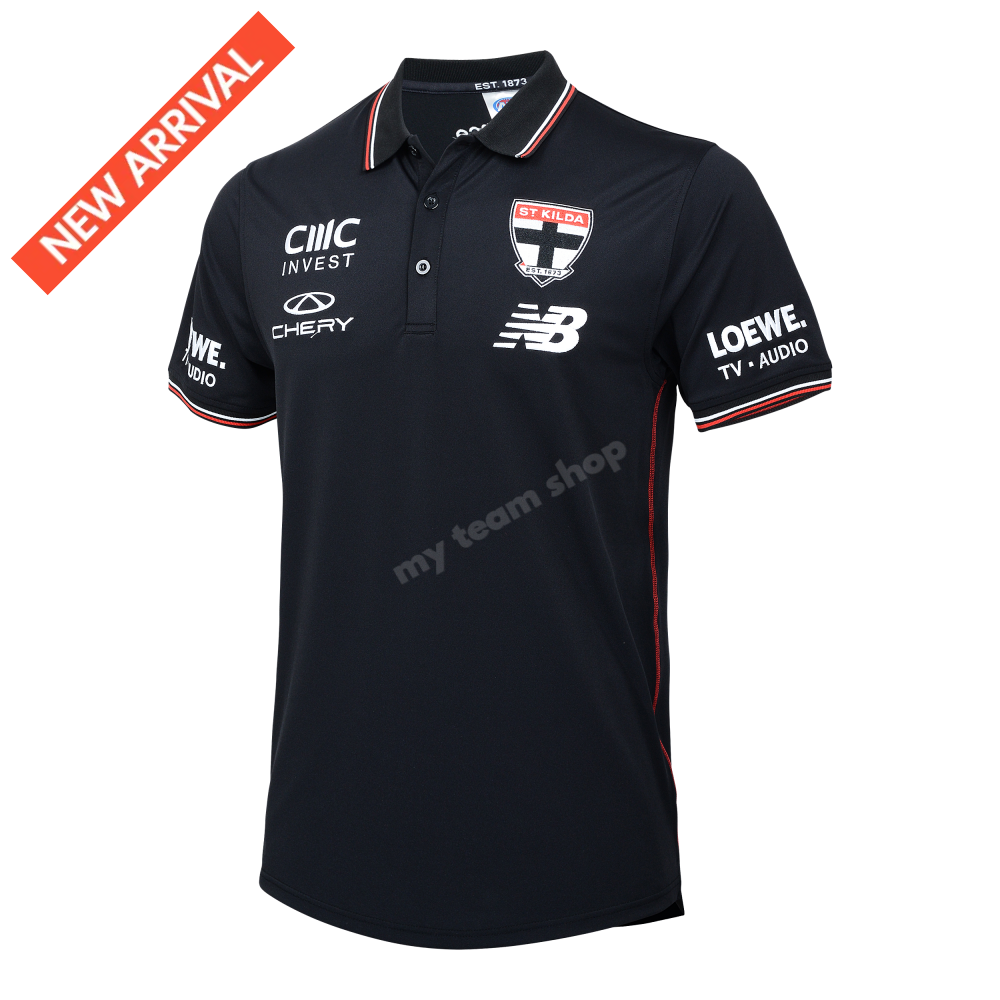 St Kilda Saints 2025 Afl Media Polo Media Polo