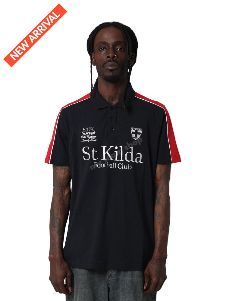 ST KILDA SAINTS AFL MULTI LOGO POLO AFL Multi Logo Polo