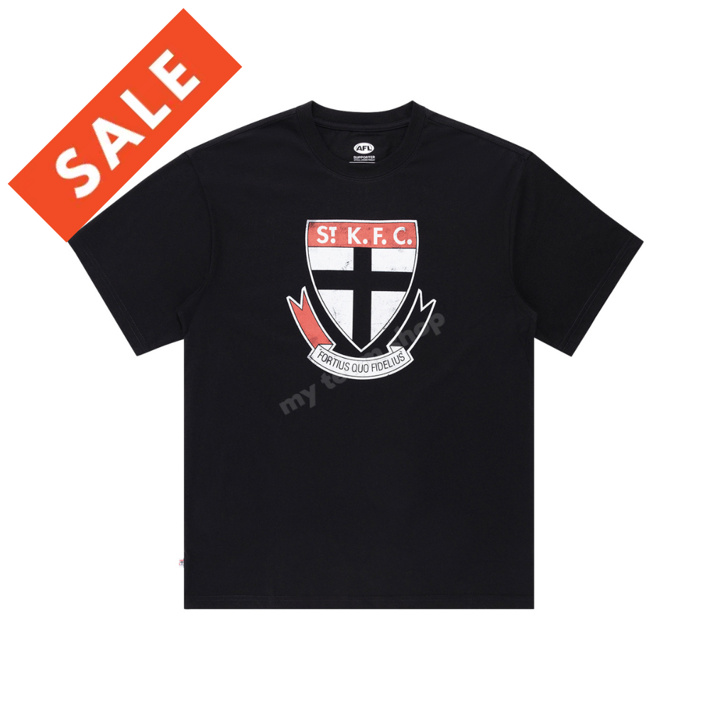 St Kilda Mens Core Logo Tee Shirts & Tops
