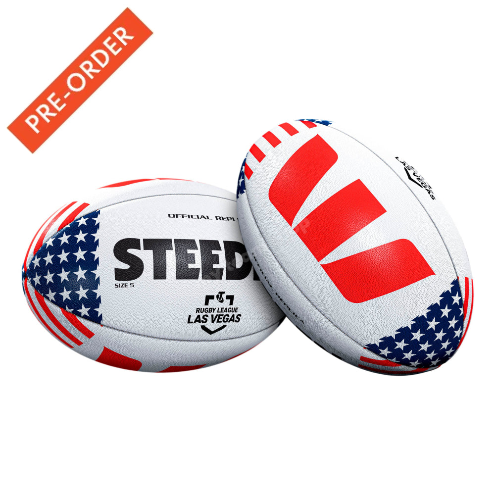 STEEDEN NRL 2025 LAS VEGAS REPLICA BALL NRL Football