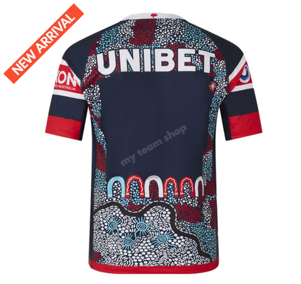 SYDNEY ROOSTERS 2025 NRL INDIGENOUS HOME JERSEY NRL Replica Jersey