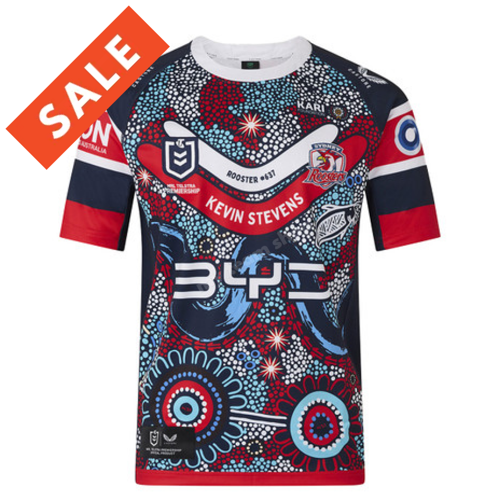 SYDNEY ROOSTERS 2025 NRL INDIGENOUS HOME JERSEY NRL Replica Jersey