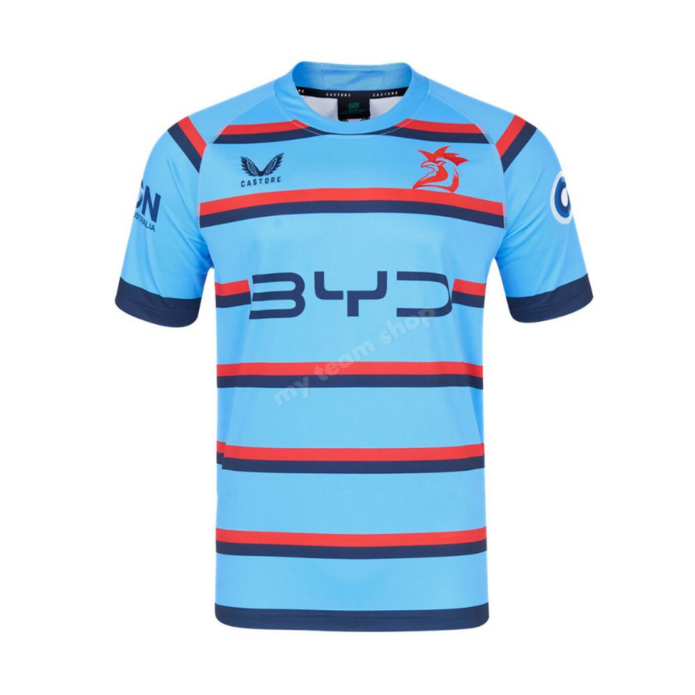 Sydney Roosters 2025 Nrl Sky Blue Training Jersey Replica Jersey