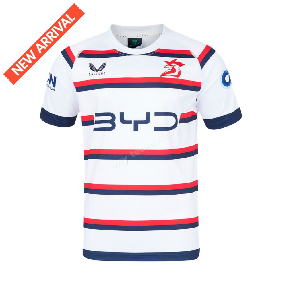 Sydney Roosters 2025 Nrl White Training Jersey Replica Jersey