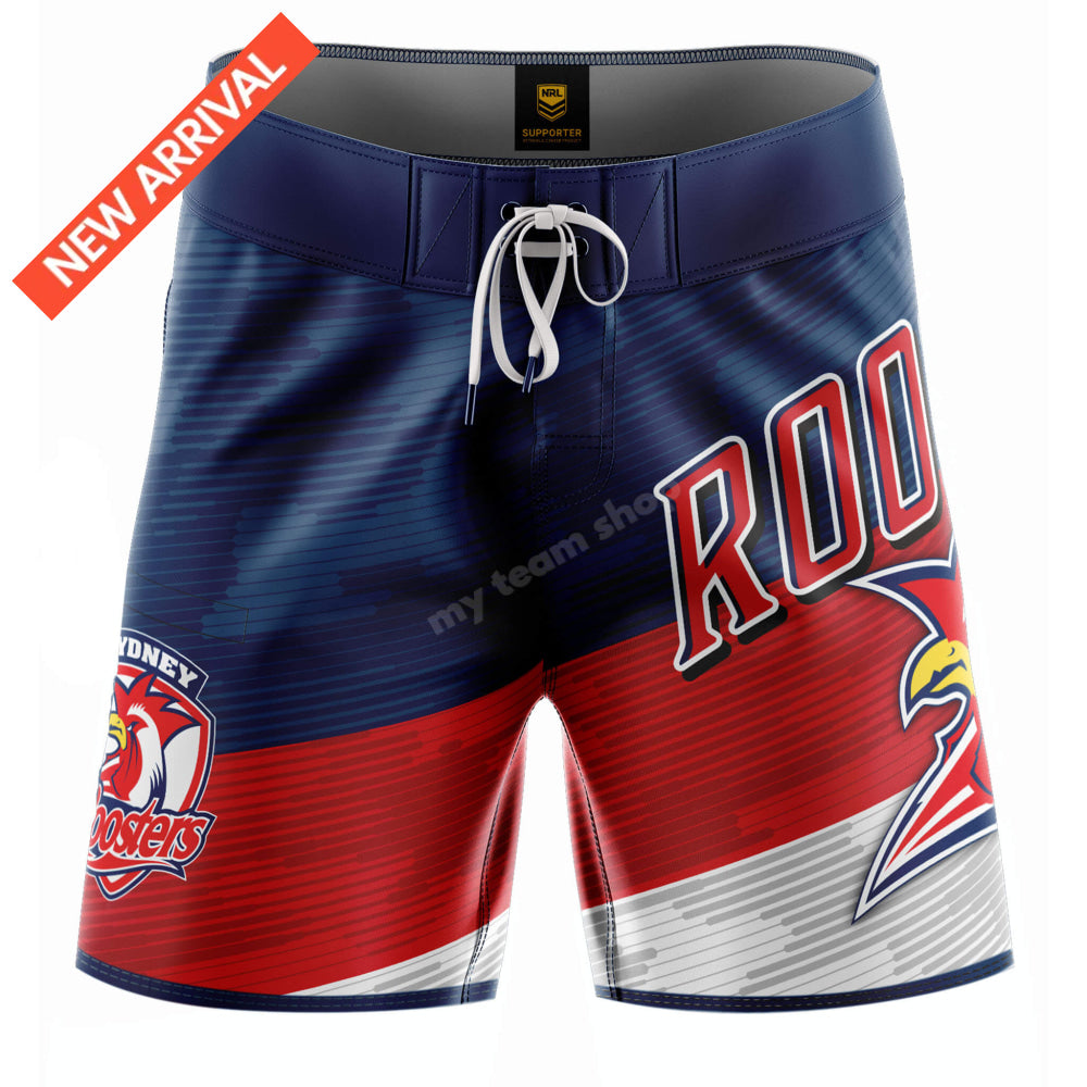 Sydney Roosters Nrl ’Barrel’ Board Shorts Board Shorts