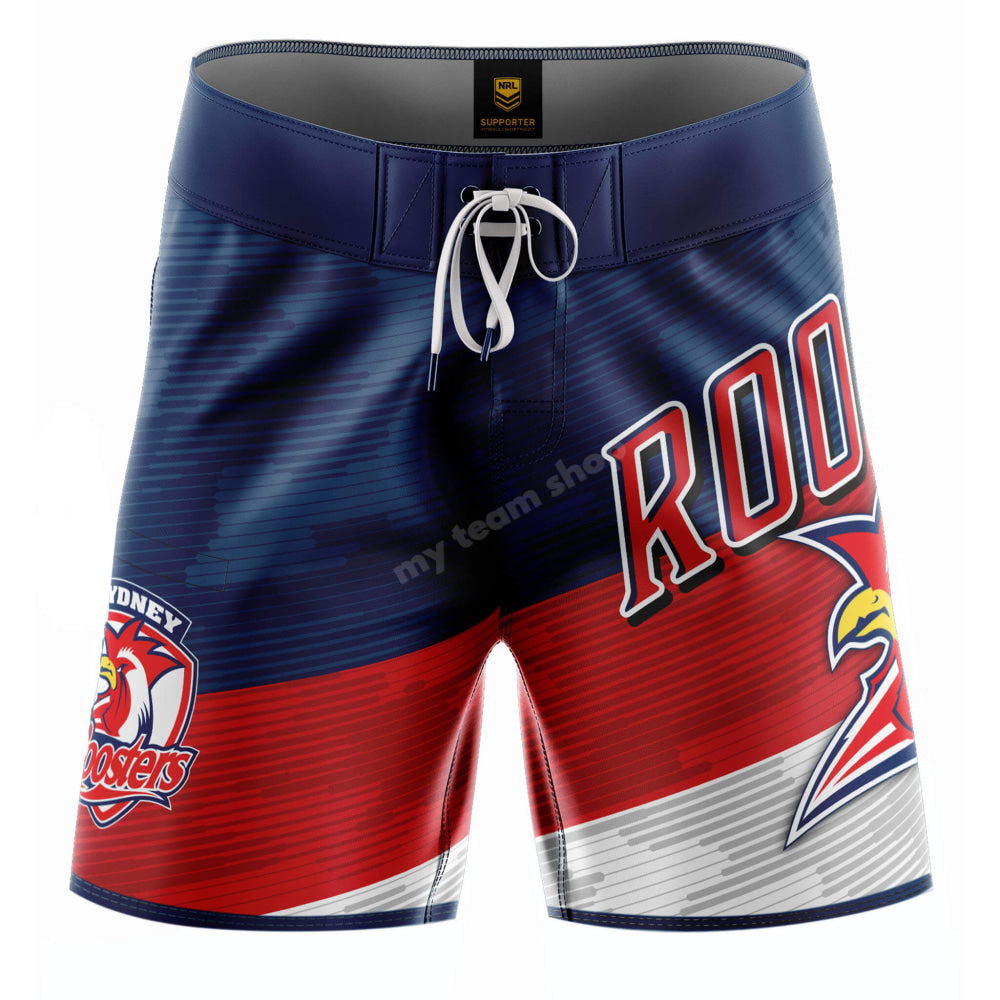 Sydney Roosters Nrl ’Barrel’ Board Shorts Board Shorts