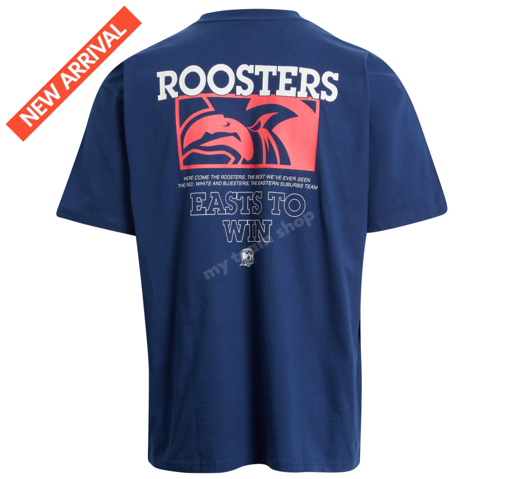 SYDNEY ROOSTERS NRL HEAVY WEIGHT CLIP T-SHIRT NRL Heavy Weight T-Shirt