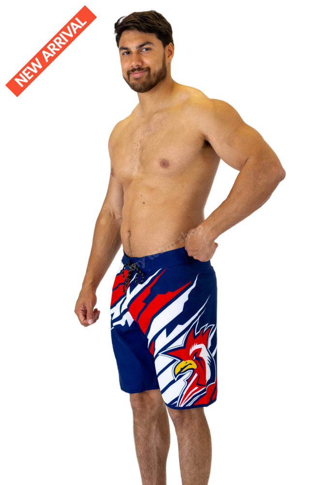 SYDNEY ROOSTERS NRL ’IGNITION’ BOARD SHORTS NRL Board Shorts