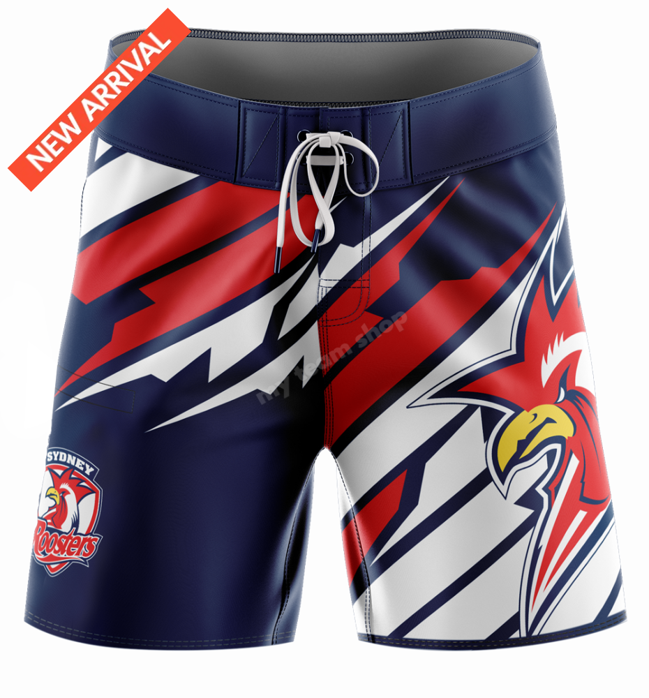 SYDNEY ROOSTERS NRL ’IGNITION’ BOARD SHORTS NRL Board Shorts