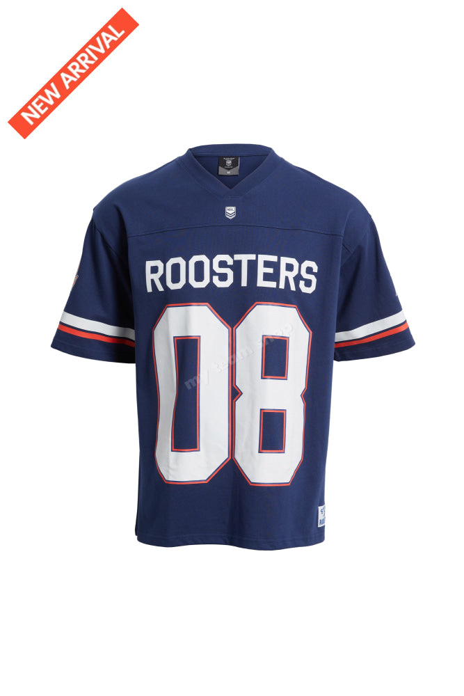 Sydney Roosters Nrl Oversized Gridiron T-Shirt Gridiron Shirt