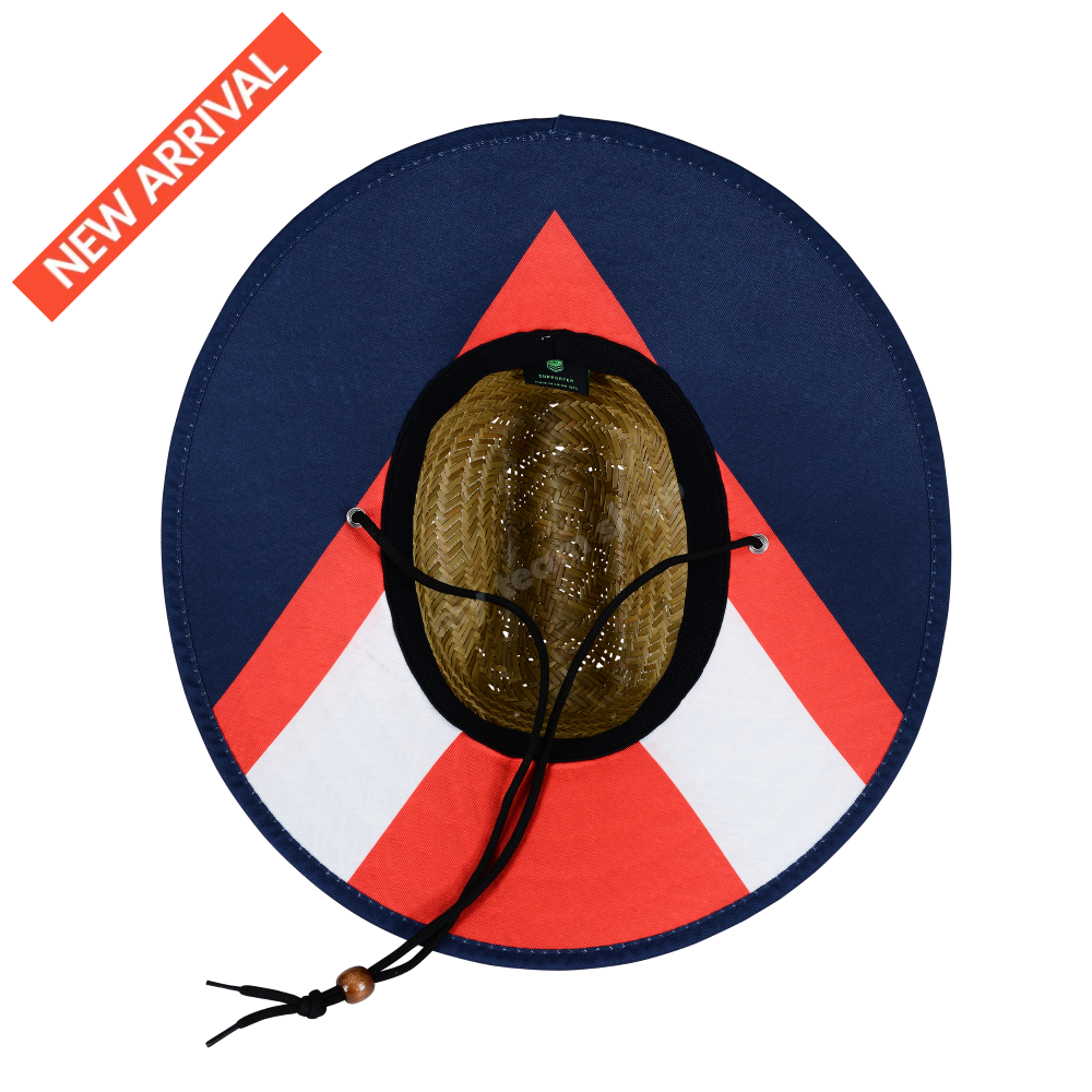 SYDNEY ROOSTERS NRL RETRO STRAW HAT NRL headwear