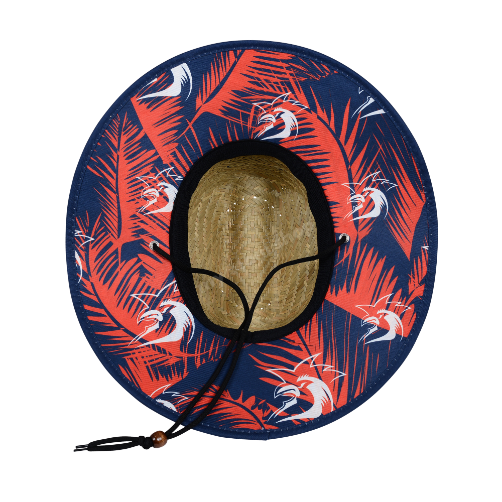 Sydney Roosters Nrl Straw Hat Headwear