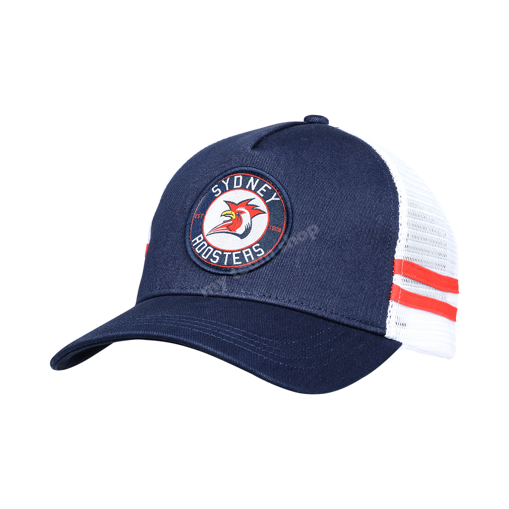 Sydney Roosters Nrl Stripe Trucker Caps Headwear