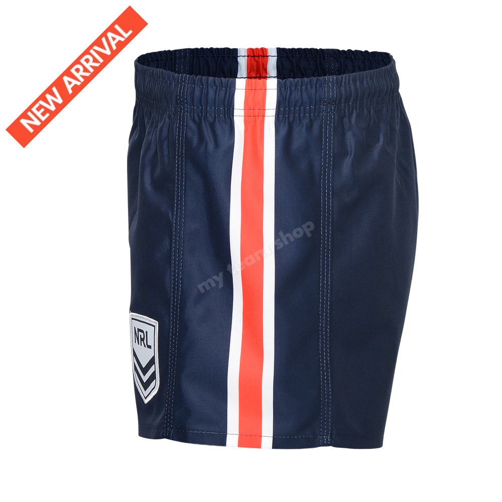 SYDNEY ROOSTERS NRL YOUTH SUPPORTER SHORTS NRL Shorts