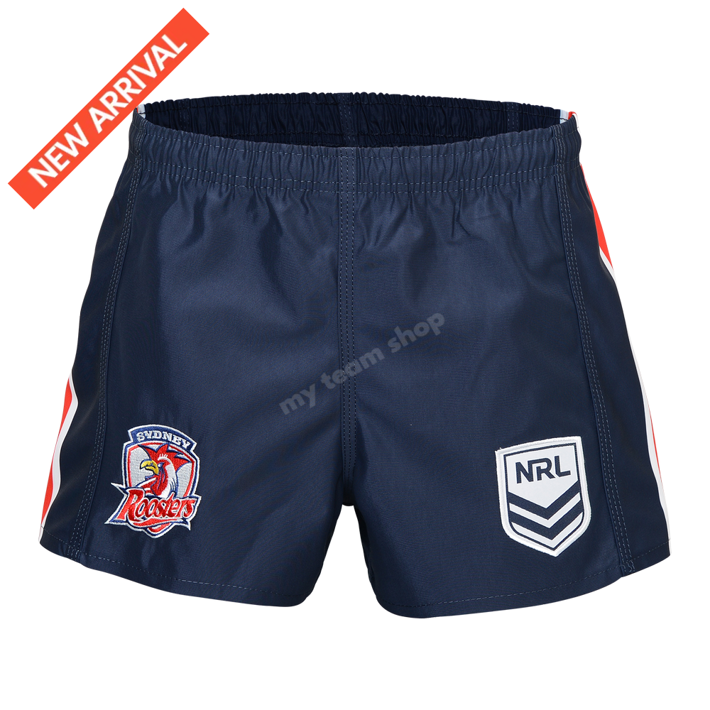 SYDNEY ROOSTERS NRL YOUTH SUPPORTER SHORTS NRL Shorts