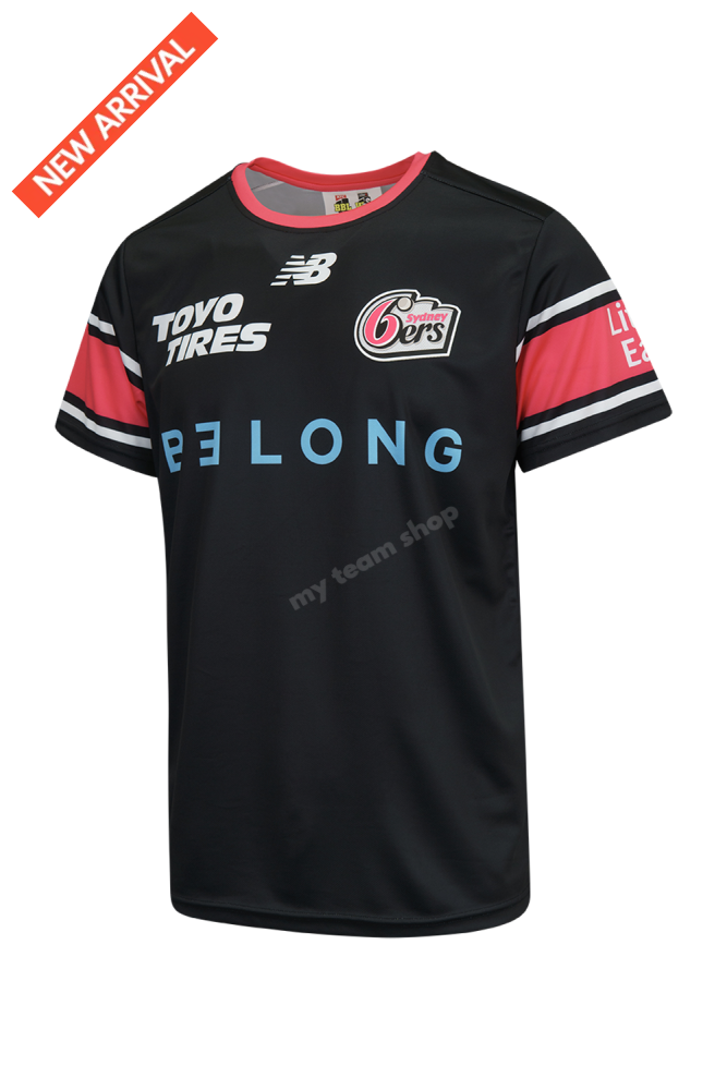 SYDNEY SIXERS 2025/2026 BBL WARM UP TEE CRICKET TEE