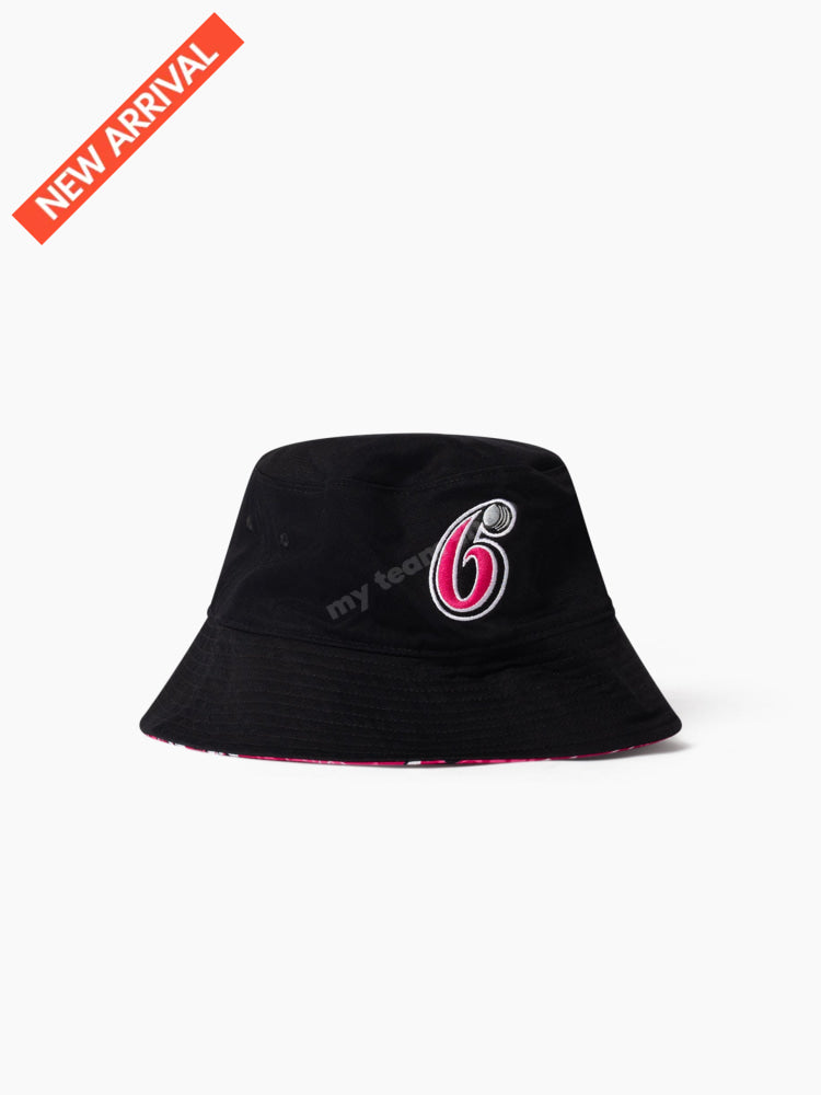 SYDNEY SIXERS BBL REVERSIBLE BUCKET HAT L/XL CRICKET Headwear