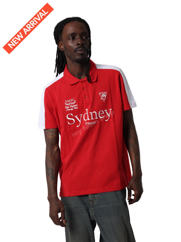 SYDNEY SWANS AFL MULTI LOGO POLO AFL Multi Logo Polo