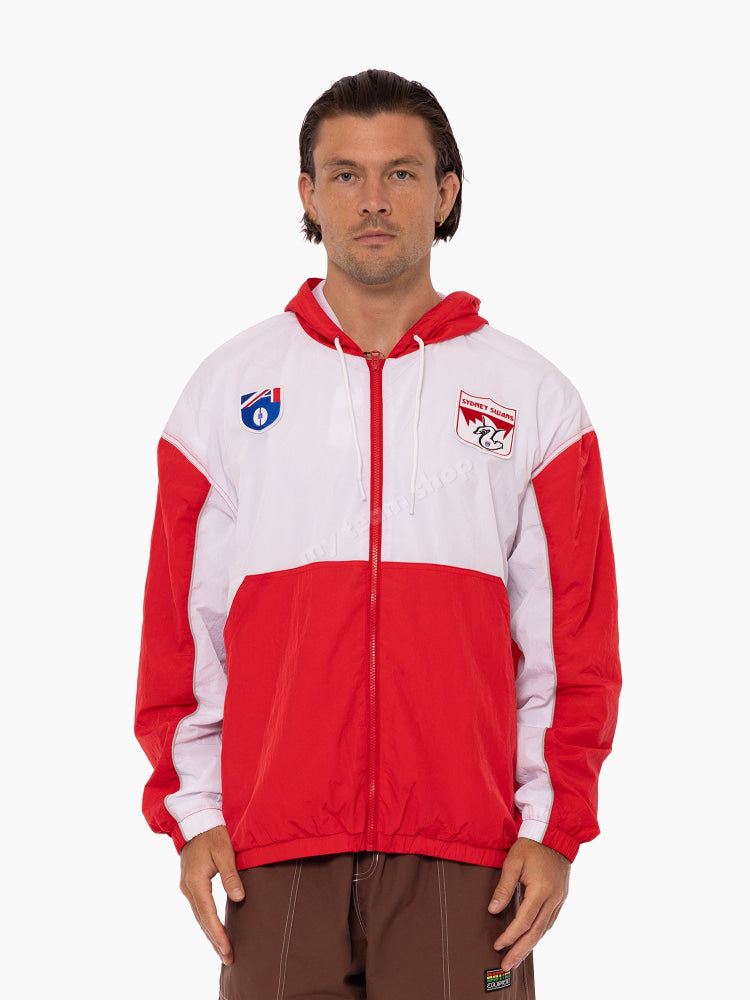 SYDNEY SWANS AFL THROWBACK SPRAY JACKET AFL Throwback Spray Jacket