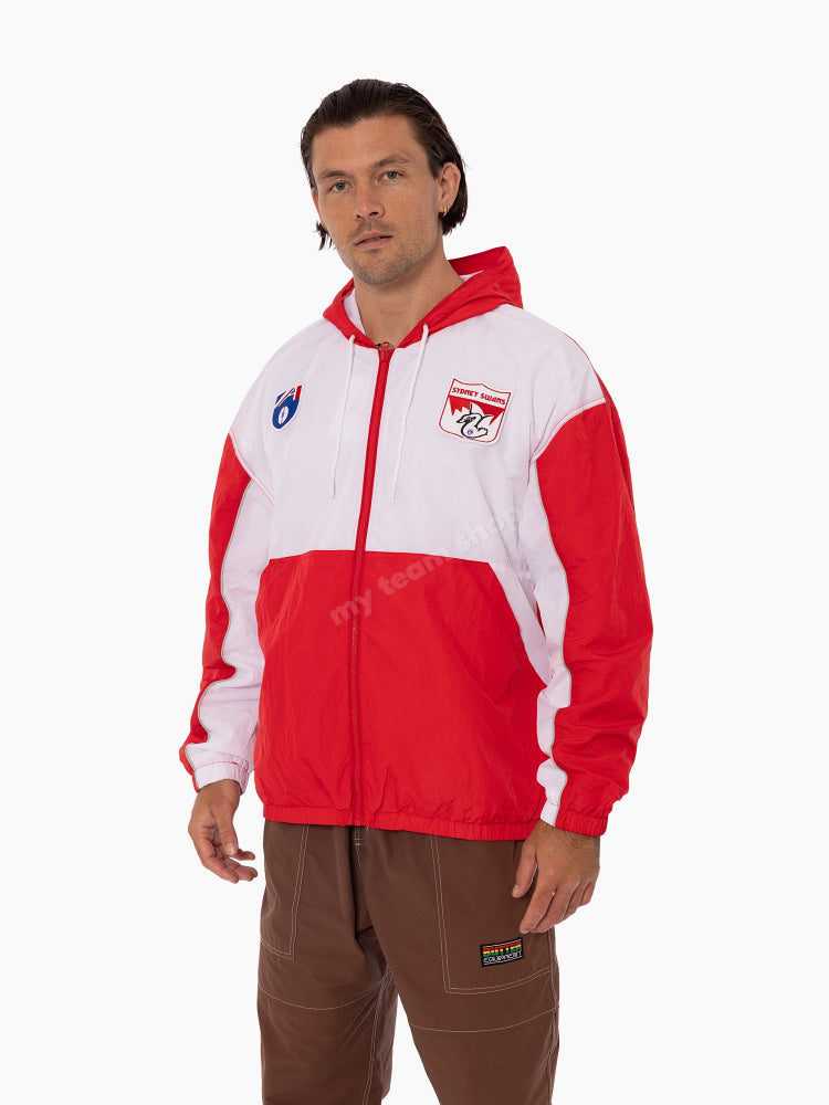 SYDNEY SWANS AFL THROWBACK SPRAY JACKET AFL Throwback Spray Jacket