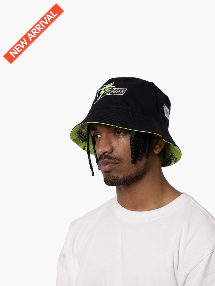 SYDNEY THUNDER BBL REVERSIBLE BUCKET HAT L/XL CRICKET Headwear