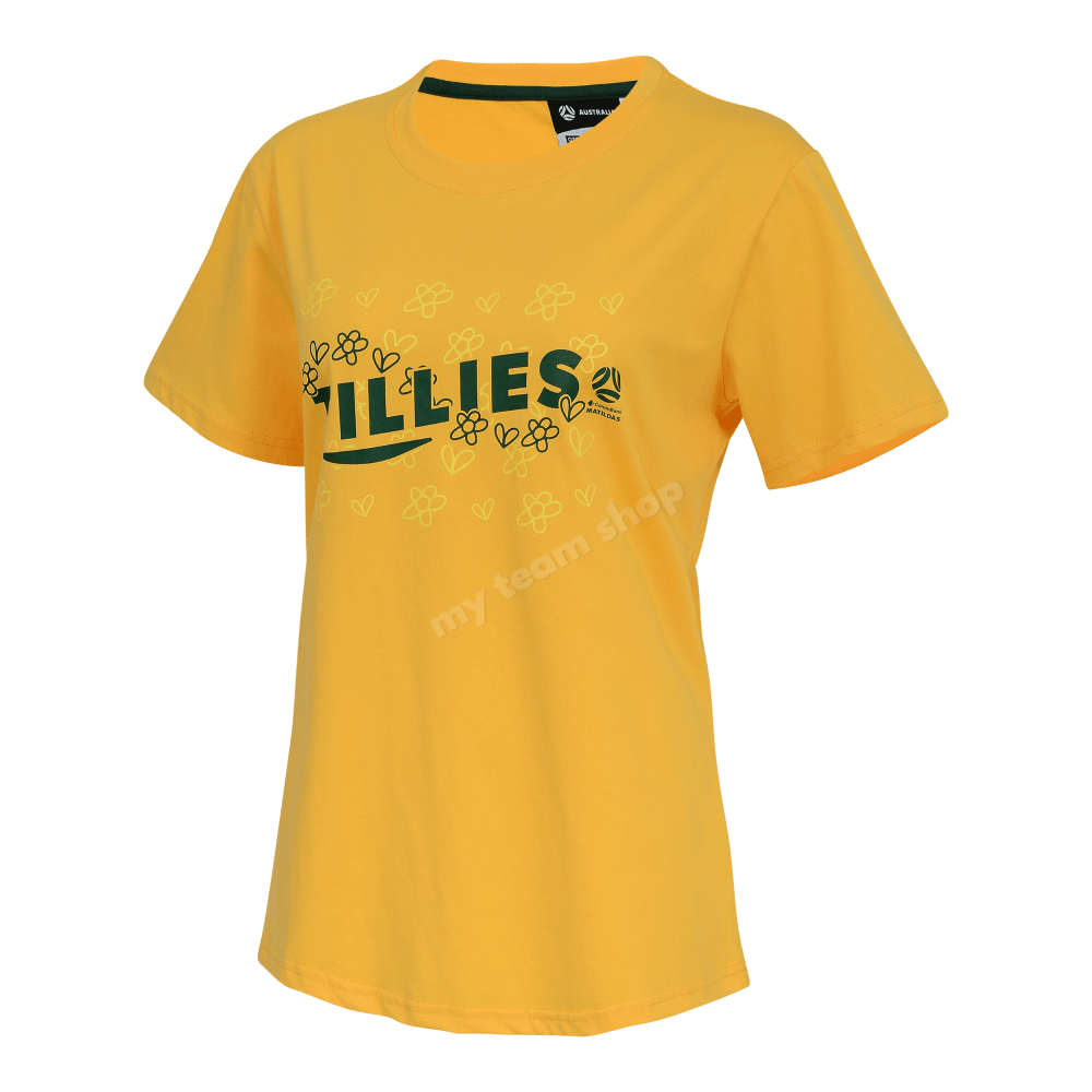 Tillies Gold Womens Tee Matildas Tee