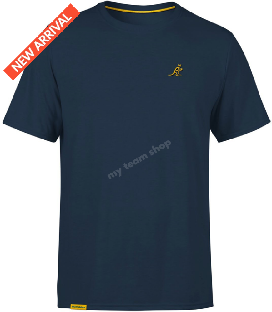 Wallabies 2024 Rugby Navy Cotton Tee