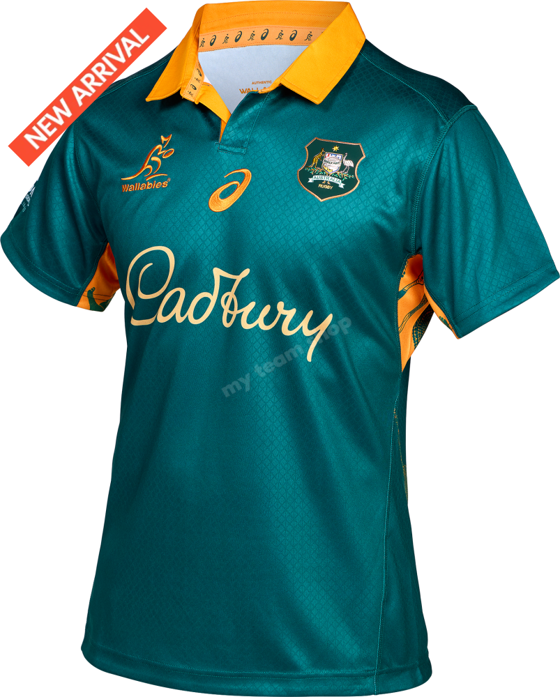 WALLABIES 2025 RUBGY MATCH DAY WARM UP JERSEY Rugby Jersey