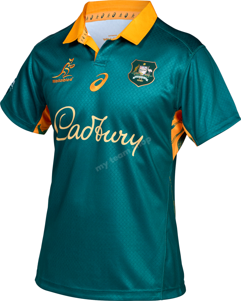 WALLABIES 2025 RUBGY MATCH DAY WARM UP JERSEY Rugby Jersey