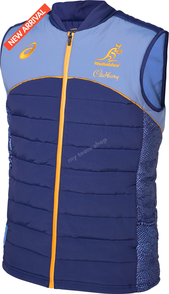 WALLABIES 2025 RUGBY PUFFER VEST Rugby Puffer Vest