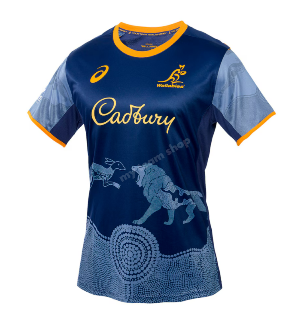 WALLABIES 2025 RUGBY TRAINING TEE – My Team Shop - Main Image