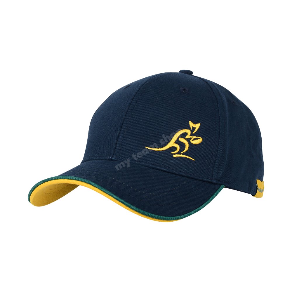 Wallabies Rugby Navy Line Out Cap Rugby Headwear