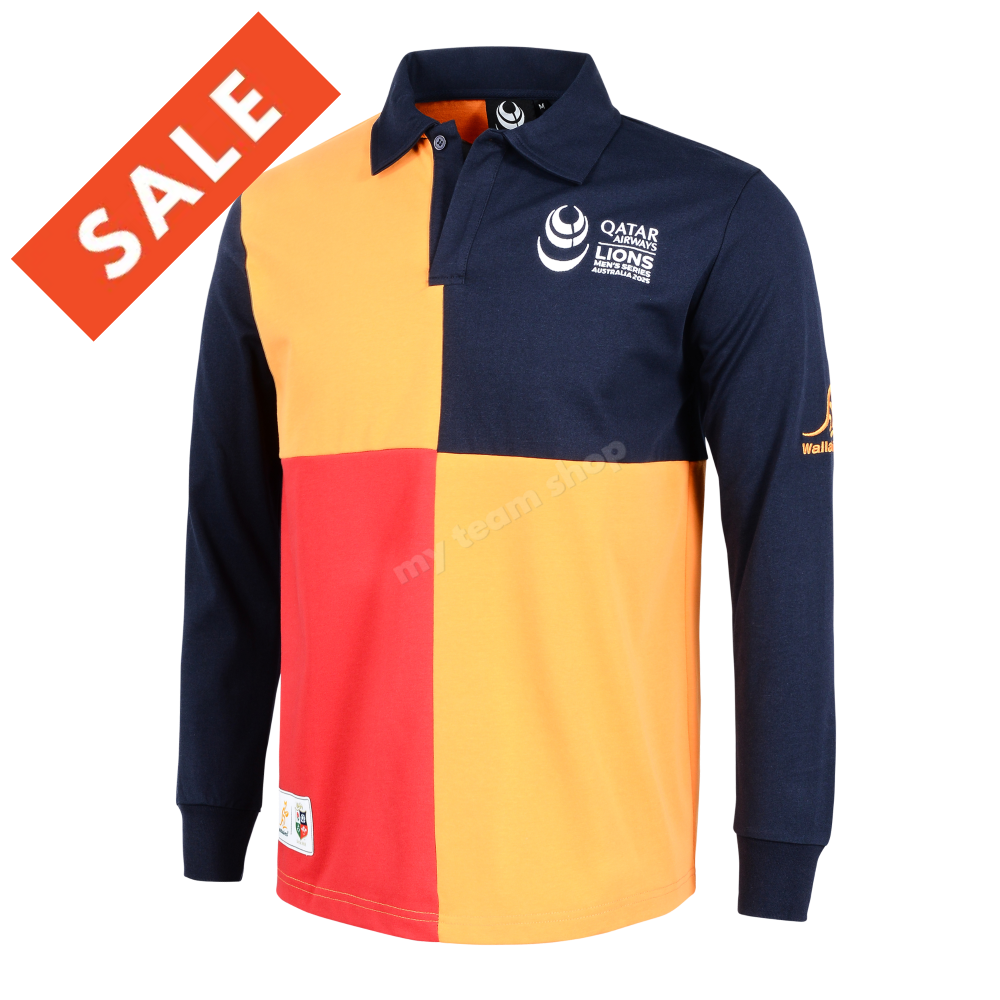 WALLABIES X BRITISH & IRISH LIONS TOUR HARLEQUIN JERSEY Rugby Jersey