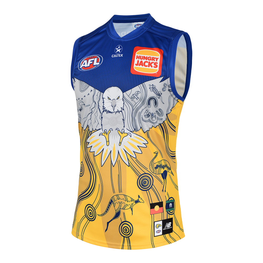 WEST COAST EAGLES 2025 AFL INDIGENOUS GUERNSEY AFL Guernsey