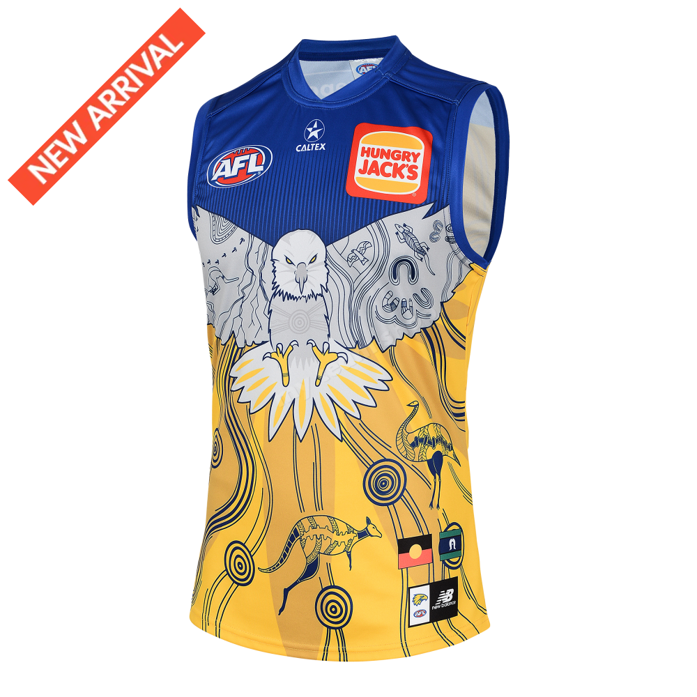 WEST COAST EAGLES 2025 AFL INDIGENOUS GUERNSEY AFL Guernsey