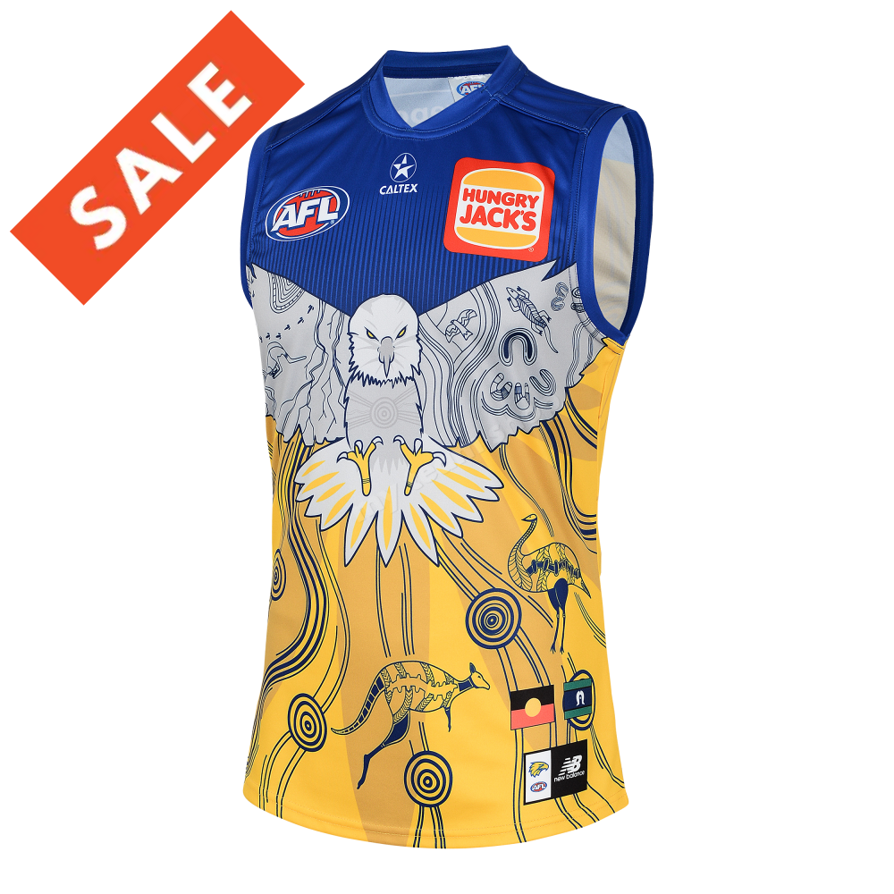 WEST COAST EAGLES 2025 AFL INDIGENOUS GUERNSEY AFL Guernsey