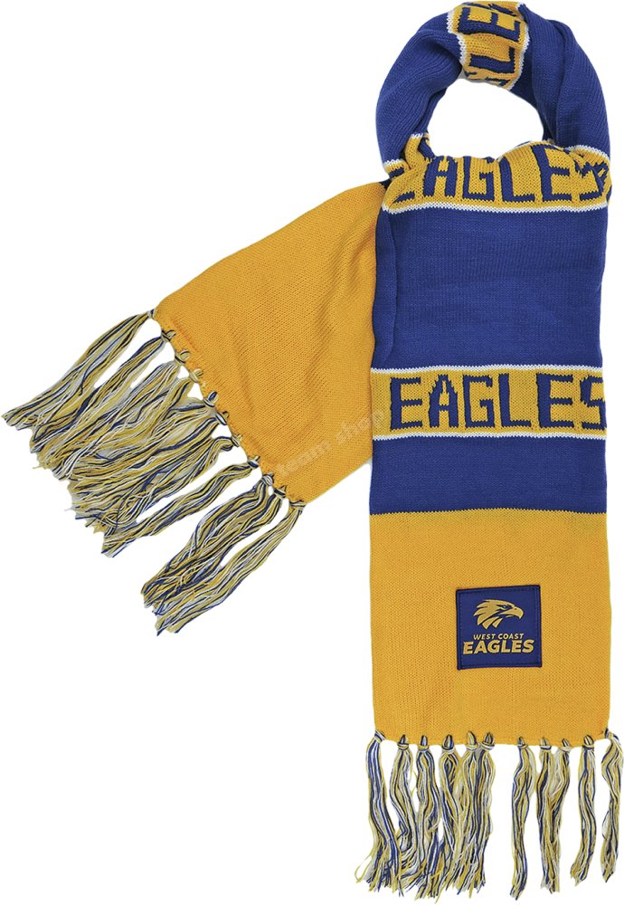 West Coast Eagles Afl Bar Scarf Scarf