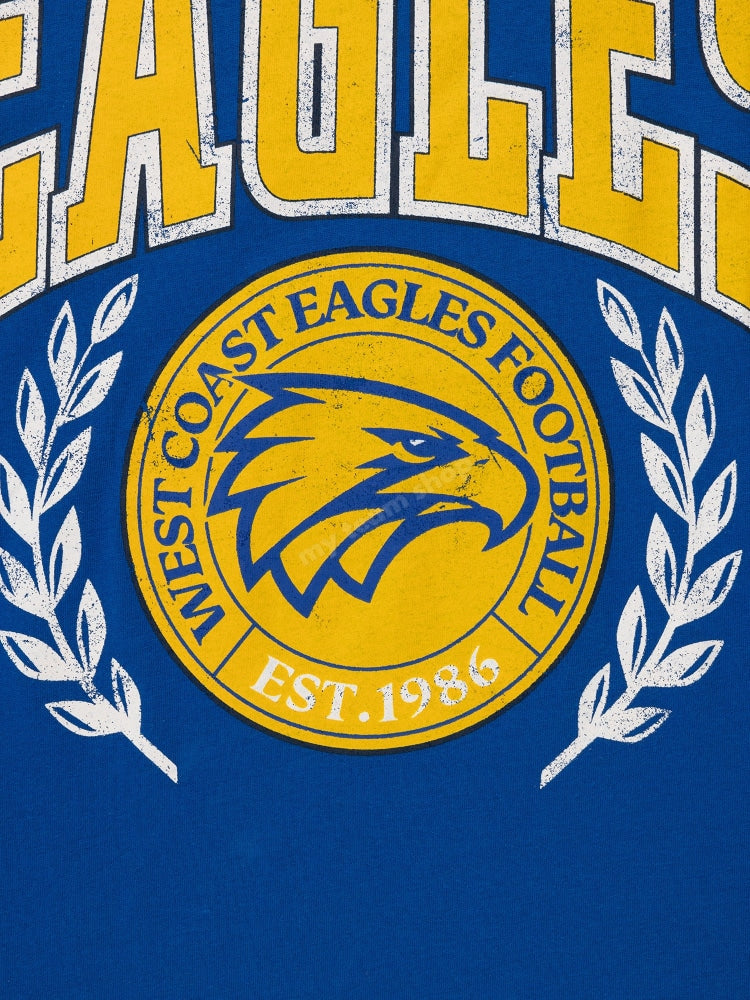 West Coast Eagles Afl Mens Graphic Tee Graphic Tee